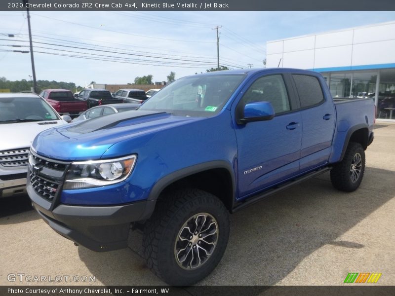 Kinetic Blue Metallic / Jet Black 2020 Chevrolet Colorado ZR2 Crew Cab 4x4