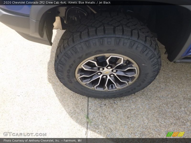 Kinetic Blue Metallic / Jet Black 2020 Chevrolet Colorado ZR2 Crew Cab 4x4