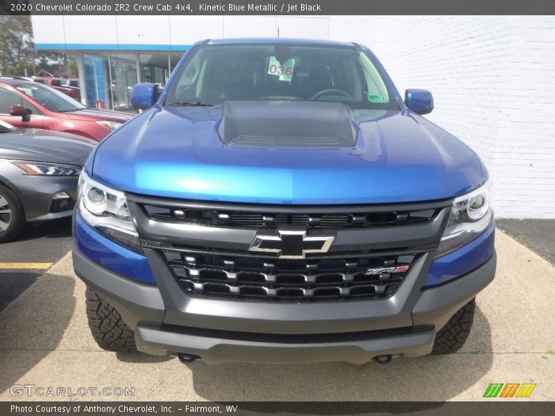Kinetic Blue Metallic / Jet Black 2020 Chevrolet Colorado ZR2 Crew Cab 4x4