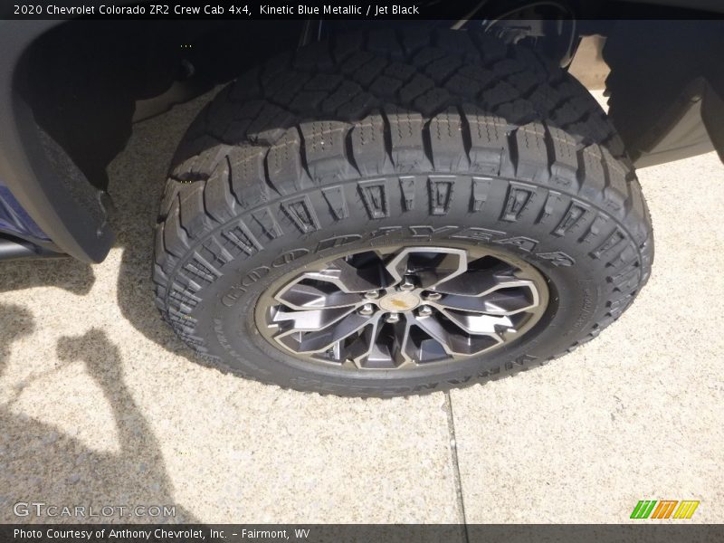 Kinetic Blue Metallic / Jet Black 2020 Chevrolet Colorado ZR2 Crew Cab 4x4