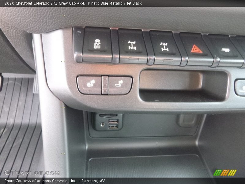 Kinetic Blue Metallic / Jet Black 2020 Chevrolet Colorado ZR2 Crew Cab 4x4