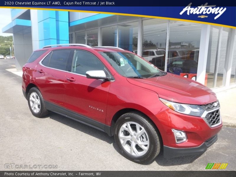 Cajun Red Tintcoat / Jet Black 2020 Chevrolet Equinox LT AWD