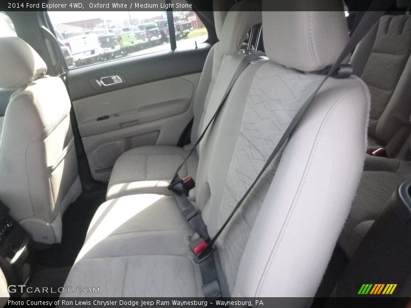 Oxford White / Medium Light Stone 2014 Ford Explorer 4WD