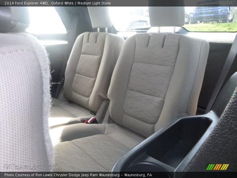 Oxford White / Medium Light Stone 2014 Ford Explorer 4WD