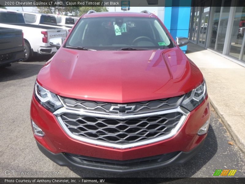Cajun Red Tintcoat / Jet Black 2020 Chevrolet Equinox LT AWD