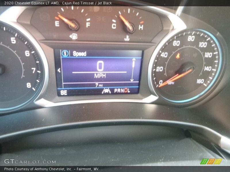 Cajun Red Tintcoat / Jet Black 2020 Chevrolet Equinox LT AWD