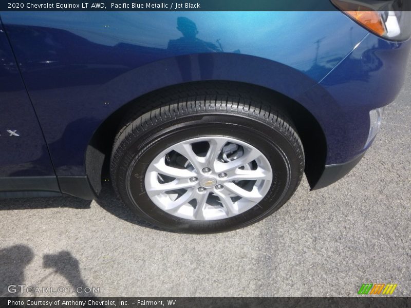 Pacific Blue Metallic / Jet Black 2020 Chevrolet Equinox LT AWD