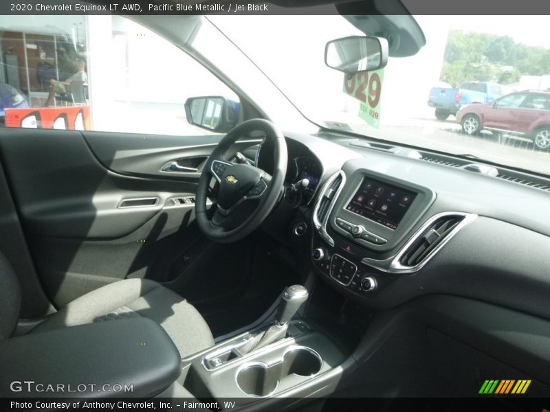 Pacific Blue Metallic / Jet Black 2020 Chevrolet Equinox LT AWD
