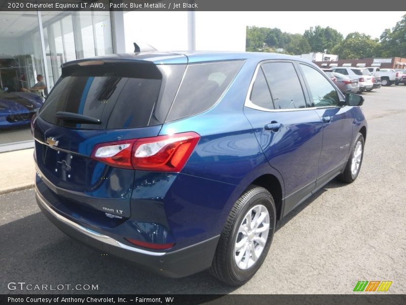 Pacific Blue Metallic / Jet Black 2020 Chevrolet Equinox LT AWD