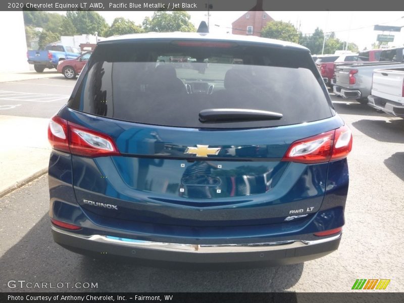 Pacific Blue Metallic / Jet Black 2020 Chevrolet Equinox LT AWD