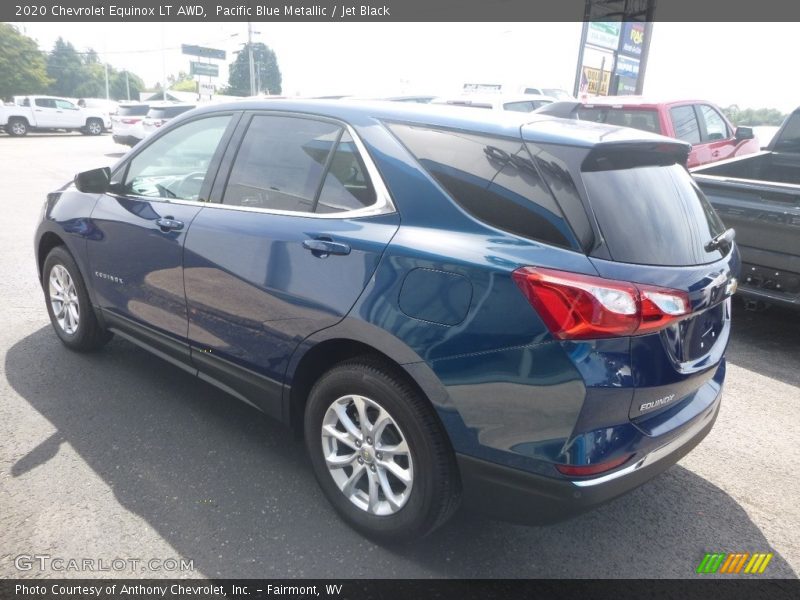 Pacific Blue Metallic / Jet Black 2020 Chevrolet Equinox LT AWD