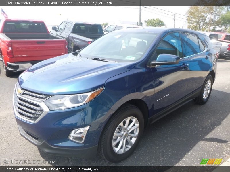 Pacific Blue Metallic / Jet Black 2020 Chevrolet Equinox LT AWD