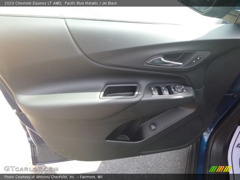 Pacific Blue Metallic / Jet Black 2020 Chevrolet Equinox LT AWD