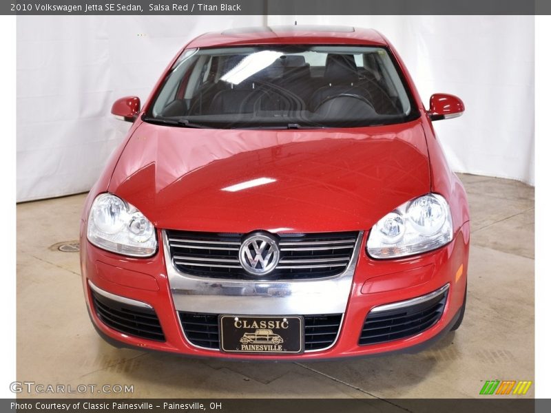 Salsa Red / Titan Black 2010 Volkswagen Jetta SE Sedan