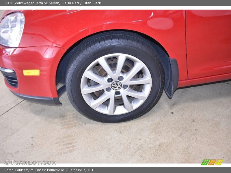 Salsa Red / Titan Black 2010 Volkswagen Jetta SE Sedan