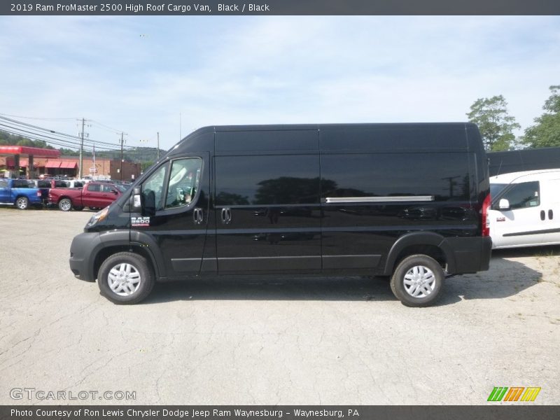  2019 ProMaster 2500 High Roof Cargo Van Black