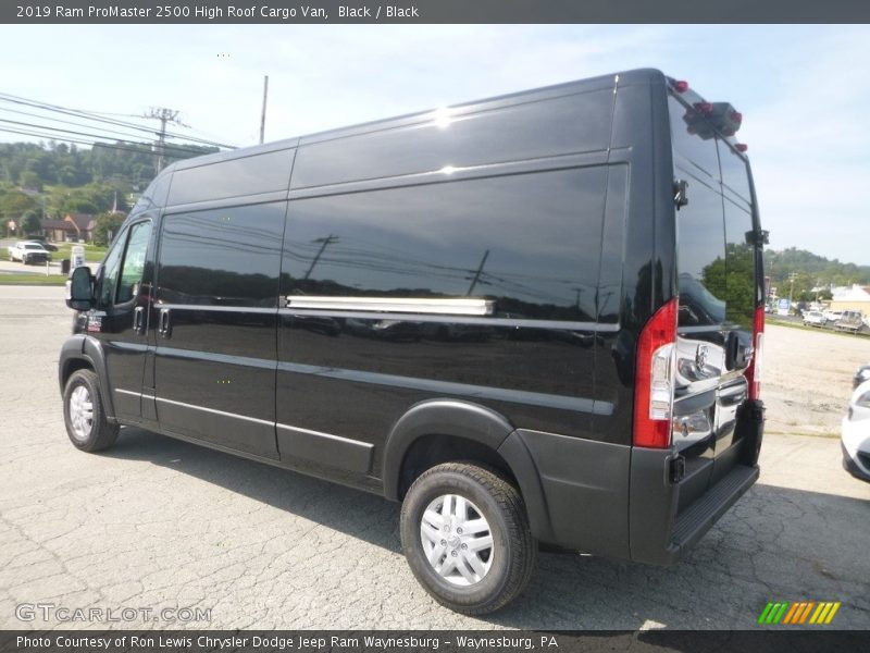 Black / Black 2019 Ram ProMaster 2500 High Roof Cargo Van