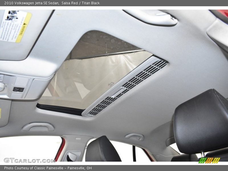 Salsa Red / Titan Black 2010 Volkswagen Jetta SE Sedan