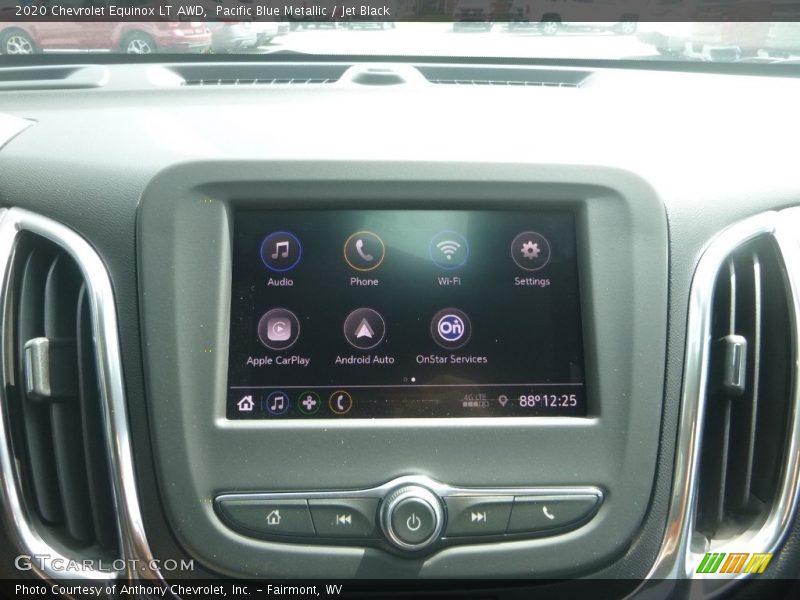 Pacific Blue Metallic / Jet Black 2020 Chevrolet Equinox LT AWD