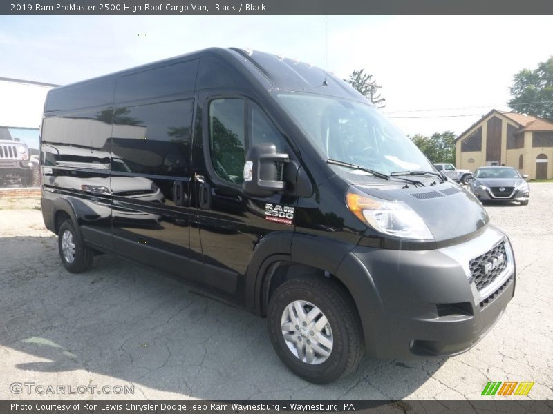 Black / Black 2019 Ram ProMaster 2500 High Roof Cargo Van