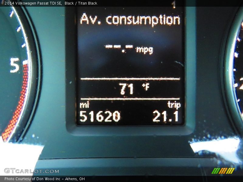 Black / Titan Black 2014 Volkswagen Passat TDI SE