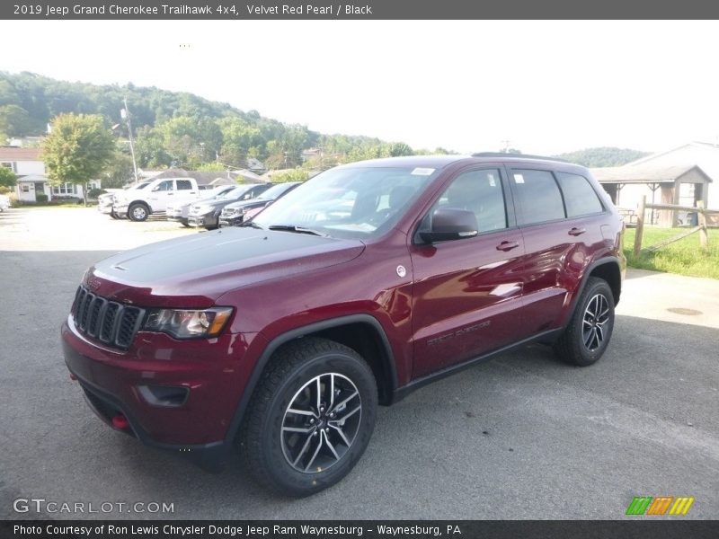 Velvet Red Pearl / Black 2019 Jeep Grand Cherokee Trailhawk 4x4