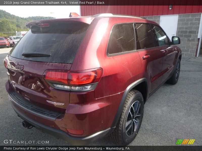 Velvet Red Pearl / Black 2019 Jeep Grand Cherokee Trailhawk 4x4
