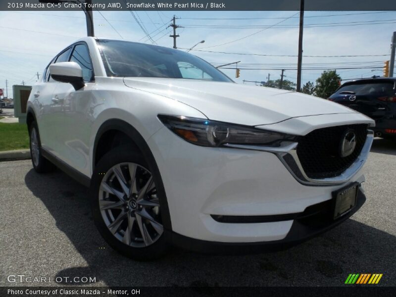 Snowflake White Pearl Mica / Black 2019 Mazda CX-5 Grand Touring AWD