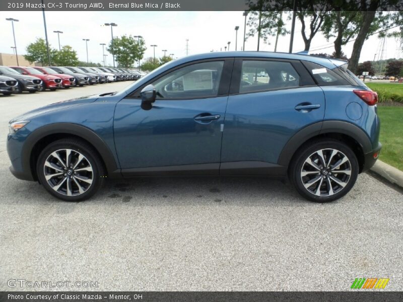 Eternal Blue Mica / Black 2019 Mazda CX-3 Touring AWD