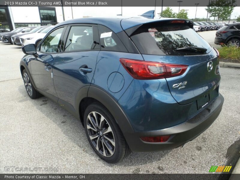 Eternal Blue Mica / Black 2019 Mazda CX-3 Touring AWD