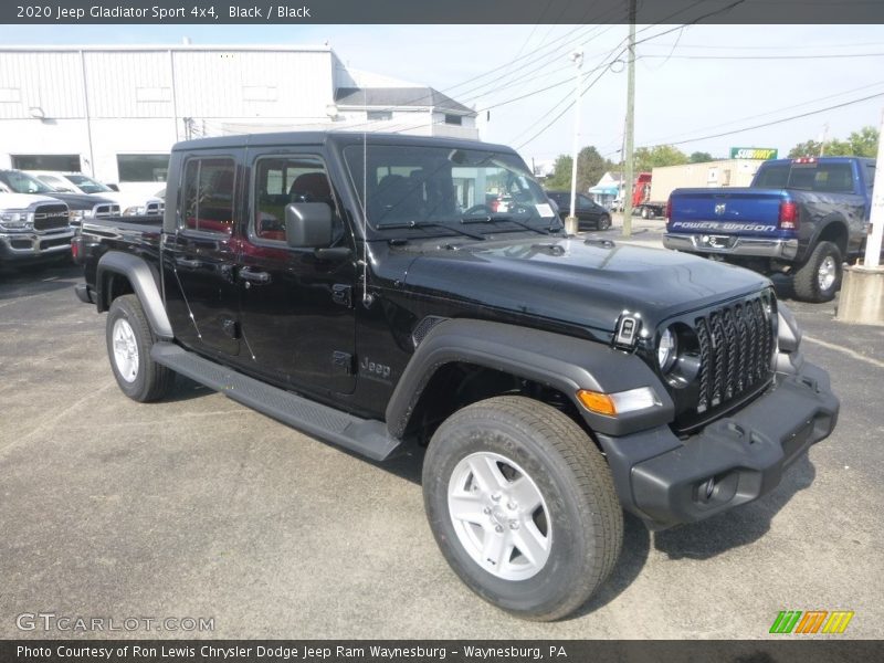 Black / Black 2020 Jeep Gladiator Sport 4x4