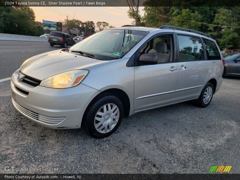 Silver Shadow Pearl / Fawn Beige 2004 Toyota Sienna CE