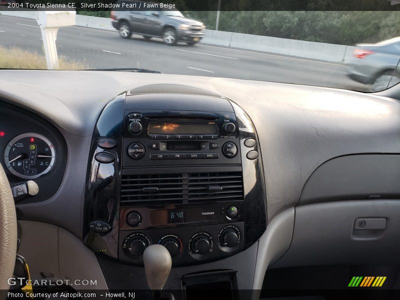 Silver Shadow Pearl / Fawn Beige 2004 Toyota Sienna CE