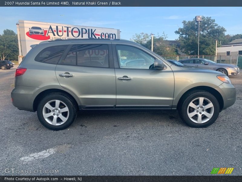 Natural Khaki Green / Black 2007 Hyundai Santa Fe Limited 4WD