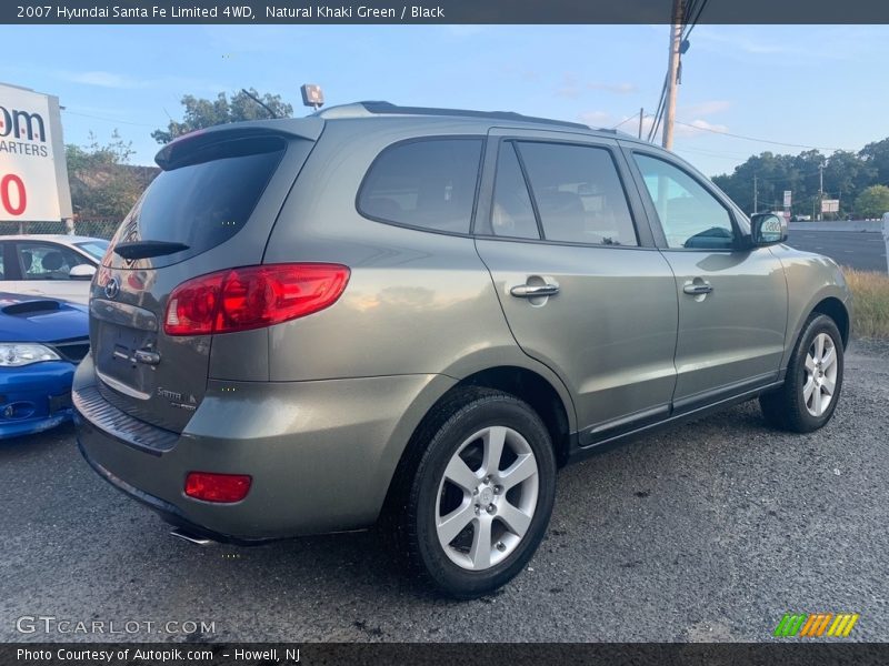 Natural Khaki Green / Black 2007 Hyundai Santa Fe Limited 4WD
