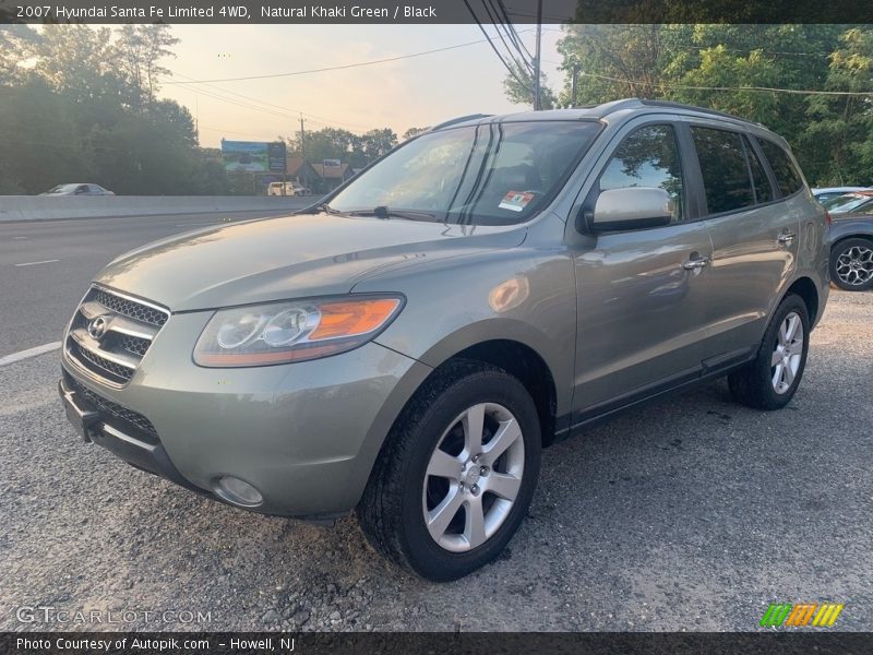 Natural Khaki Green / Black 2007 Hyundai Santa Fe Limited 4WD