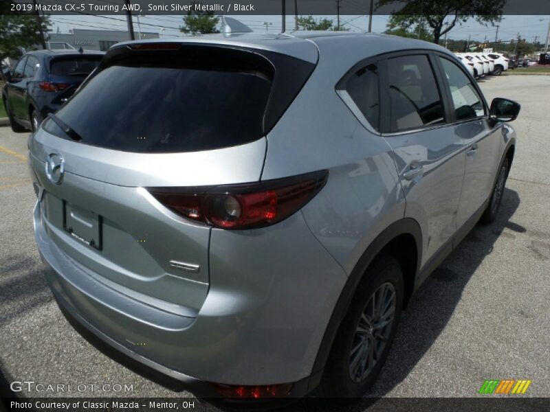 Sonic Silver Metallic / Black 2019 Mazda CX-5 Touring AWD