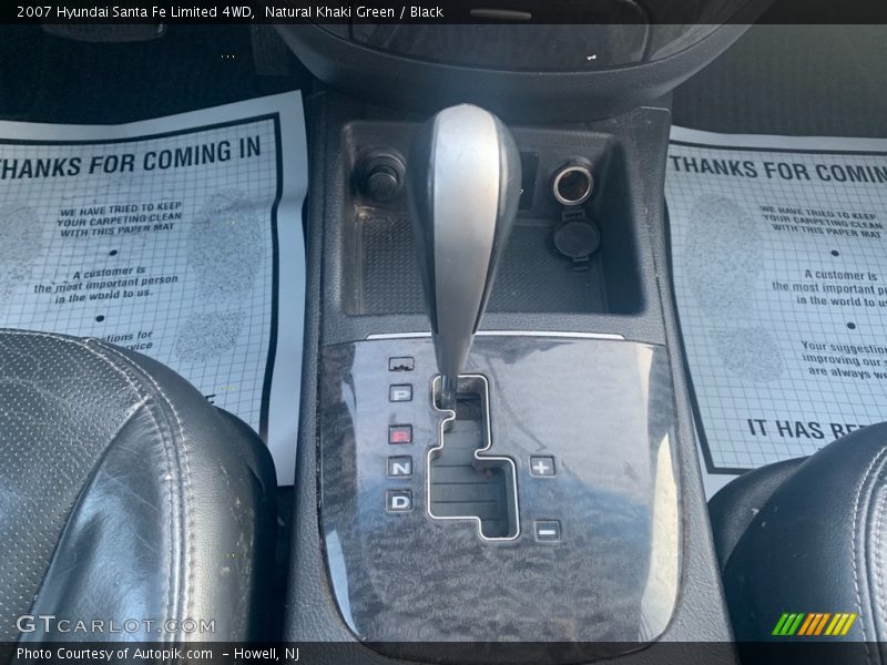 Natural Khaki Green / Black 2007 Hyundai Santa Fe Limited 4WD