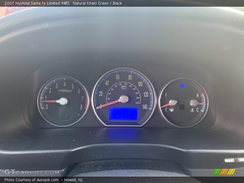 Natural Khaki Green / Black 2007 Hyundai Santa Fe Limited 4WD