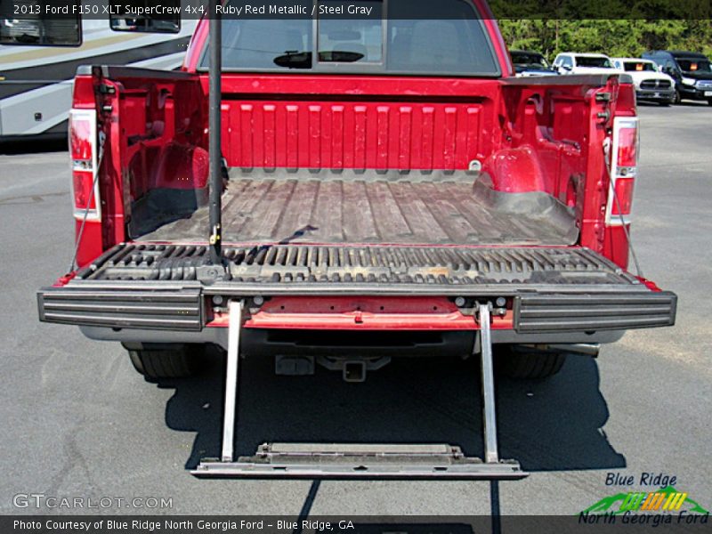 Ruby Red Metallic / Steel Gray 2013 Ford F150 XLT SuperCrew 4x4