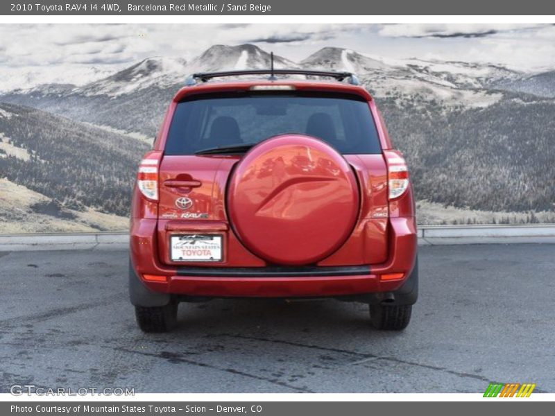 Barcelona Red Metallic / Sand Beige 2010 Toyota RAV4 I4 4WD