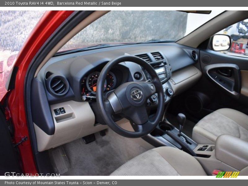 Barcelona Red Metallic / Sand Beige 2010 Toyota RAV4 I4 4WD