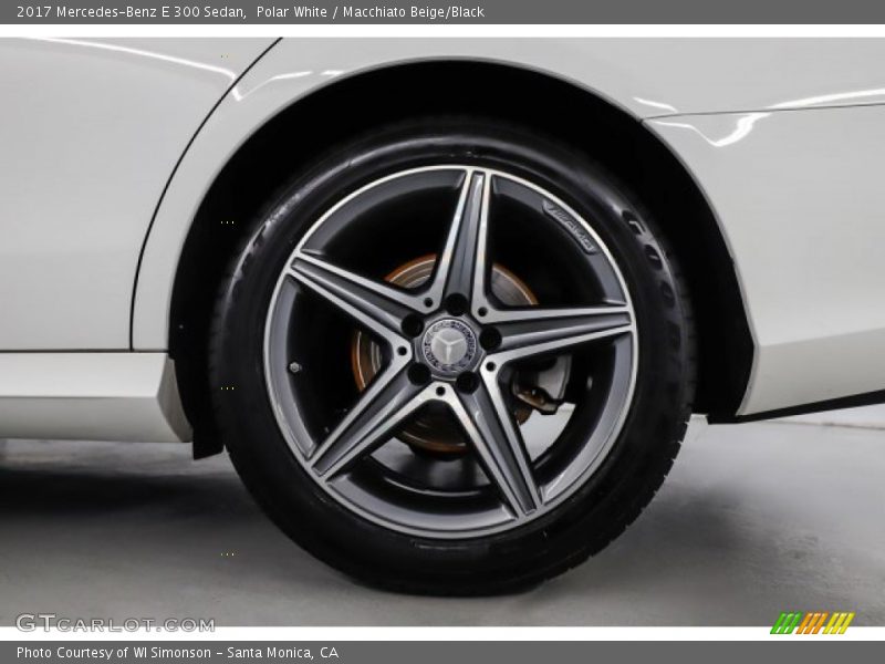 Polar White / Macchiato Beige/Black 2017 Mercedes-Benz E 300 Sedan