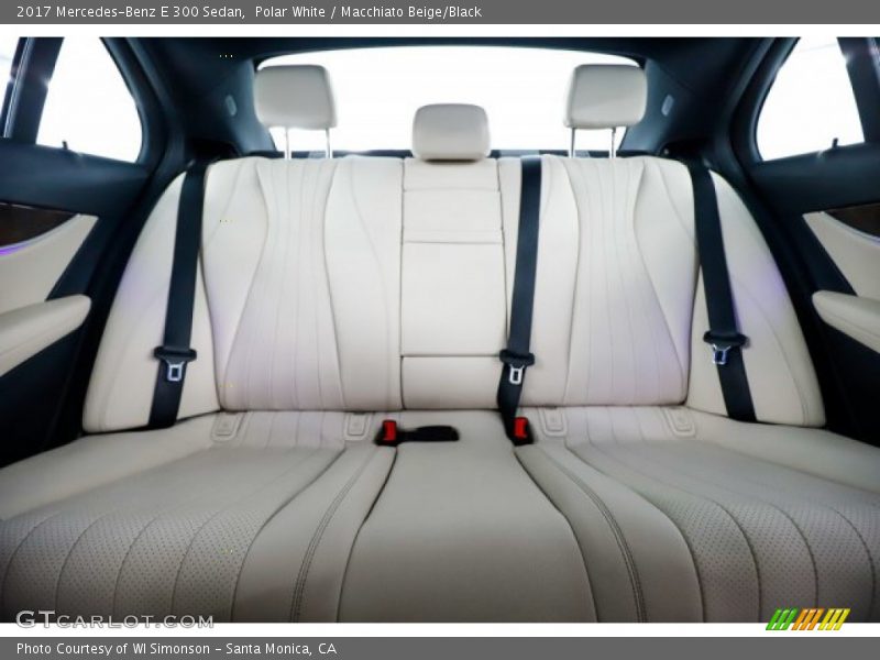 Polar White / Macchiato Beige/Black 2017 Mercedes-Benz E 300 Sedan