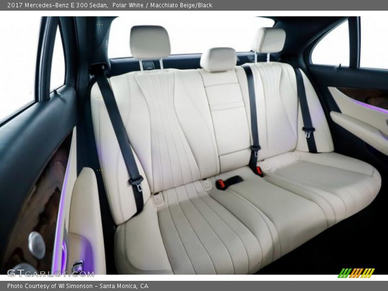 Polar White / Macchiato Beige/Black 2017 Mercedes-Benz E 300 Sedan