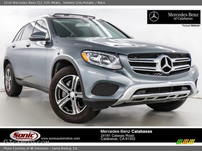 Selenite Grey Metallic / Black 2016 Mercedes-Benz GLC 300 4Matic