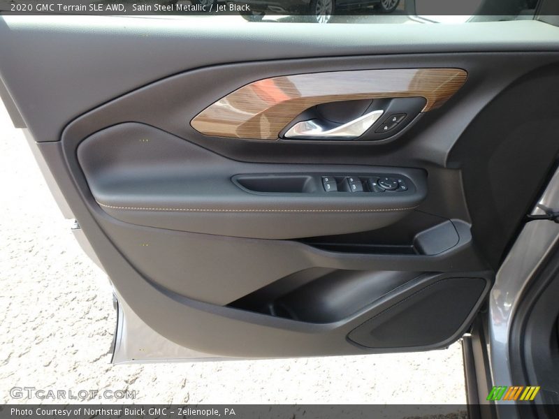 Satin Steel Metallic / Jet Black 2020 GMC Terrain SLE AWD