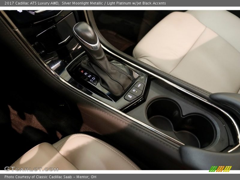 Silver Moonlight Metallic / Light Platinum w/Jet Black Accents 2017 Cadillac ATS Luxury AWD