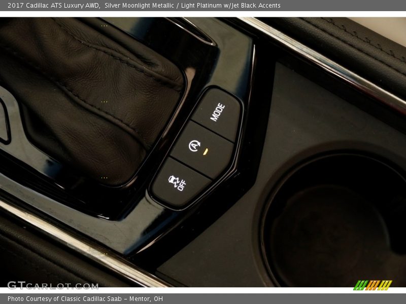Silver Moonlight Metallic / Light Platinum w/Jet Black Accents 2017 Cadillac ATS Luxury AWD