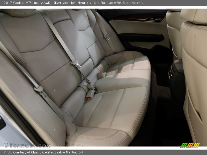 Silver Moonlight Metallic / Light Platinum w/Jet Black Accents 2017 Cadillac ATS Luxury AWD